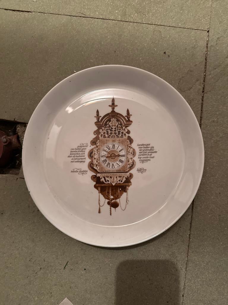 Vintage Bord met Twentse Stoelklok Design, Ophalen of Verzenden