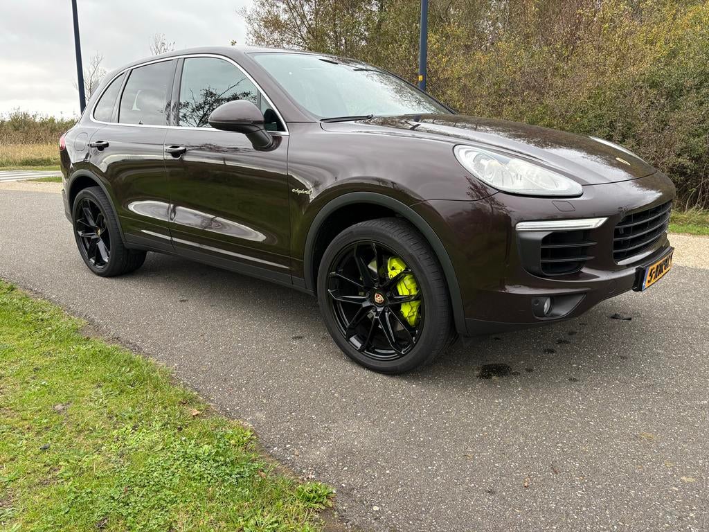 Porsche Cayenne 3.0 V6 416pk E-hybrid S Tiptronic S 2014, Auto's, Porsche, Automaat, Cayenne, 2995 cc, Bruin