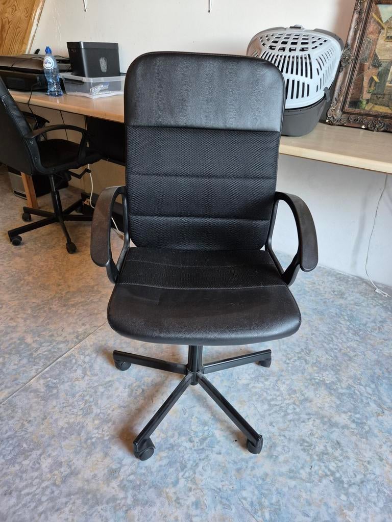 Ikea bureau stoel, Ophalen, Gebruikt, Zwart, Bureaustoel