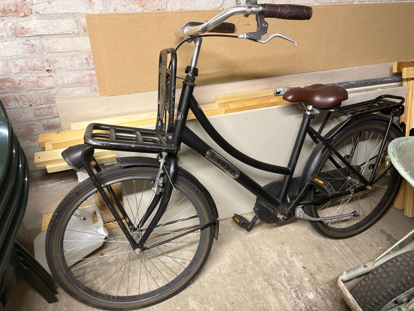 Omafiets met voordrager - Gebruikt, Fietsen en Brommers, 53 tot 56 cm, Ophalen, Gebruikt
