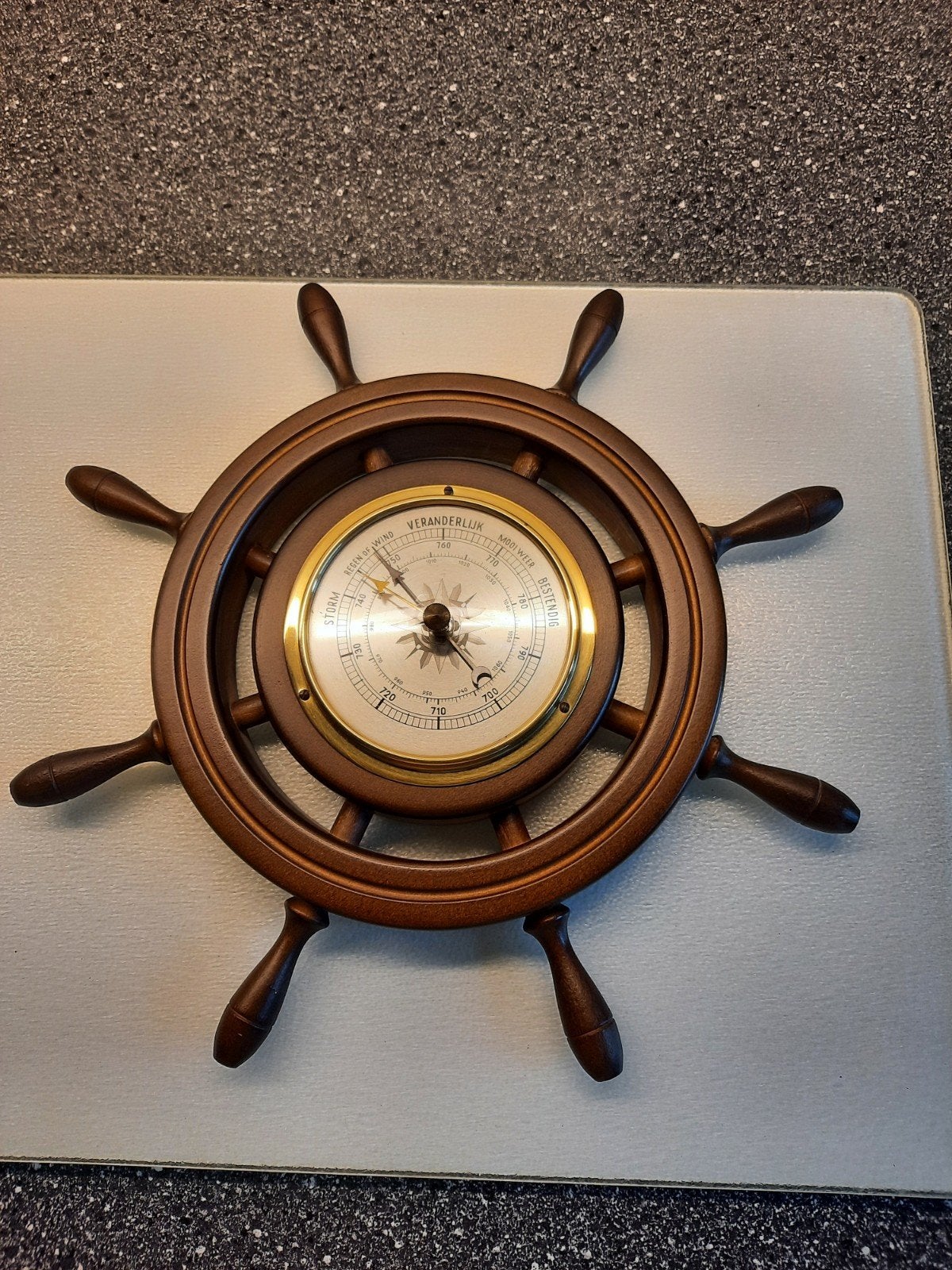 Barometer in scheepsroer design - Vintage, Ophalen of Verzenden