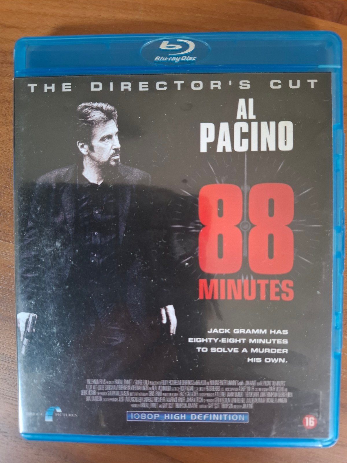 88 minutes bluray, Cd's en Dvd's, Blu-ray, Ophalen of Verzenden, Zo goed als nieuw, Actie