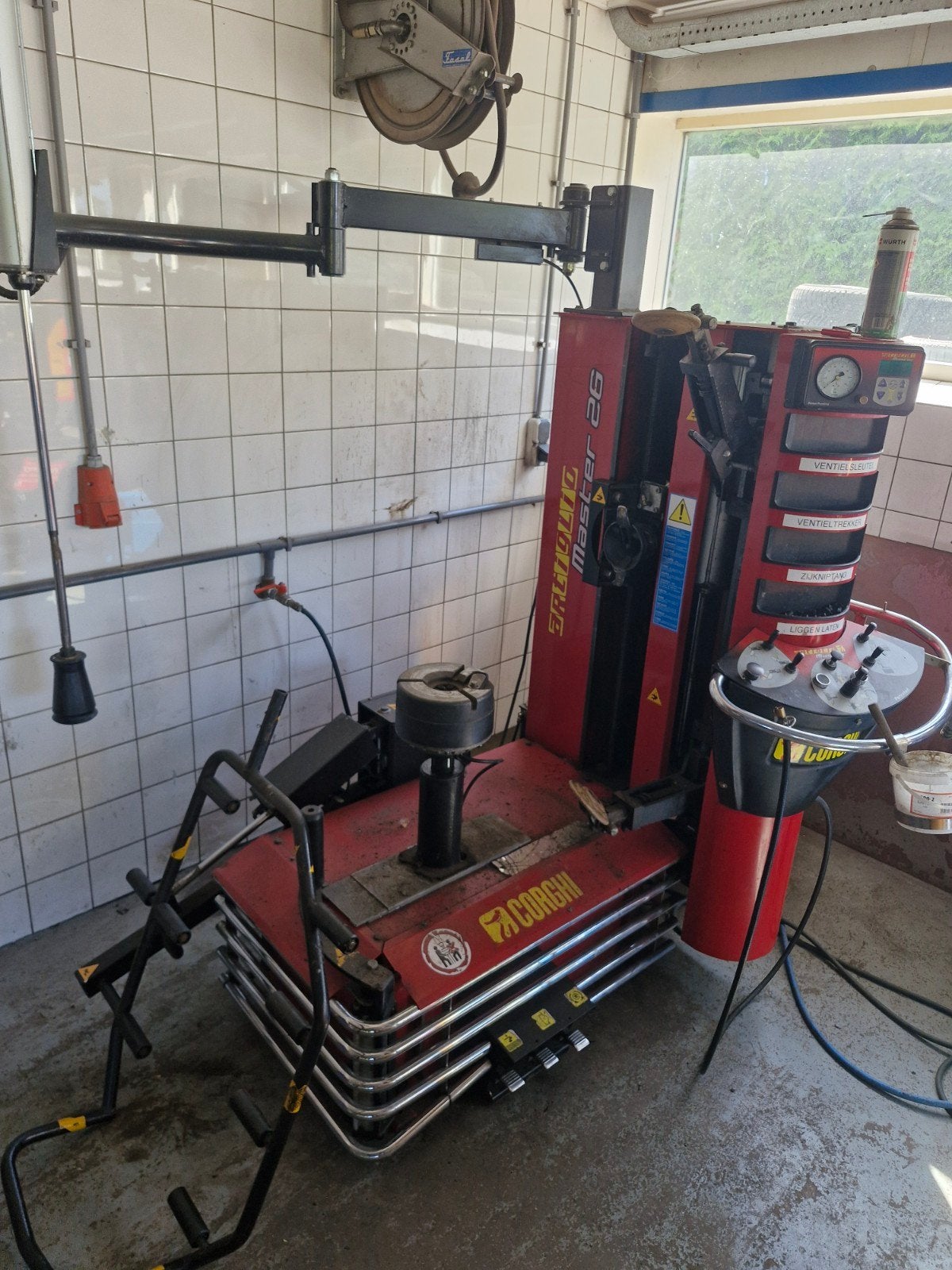 Corghi Artiglio Master 26 professioneel banden apparaat, Auto diversen, Gebruikt, ., Ophalen of Verzenden, Corghi