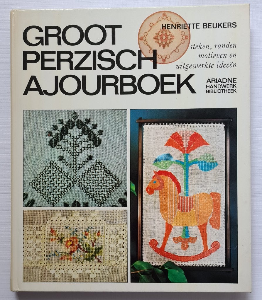 Groot Perzisch Ajourboek - Henriette Beukers, Ophalen, Zo goed als nieuw, Handborduren, Patroon