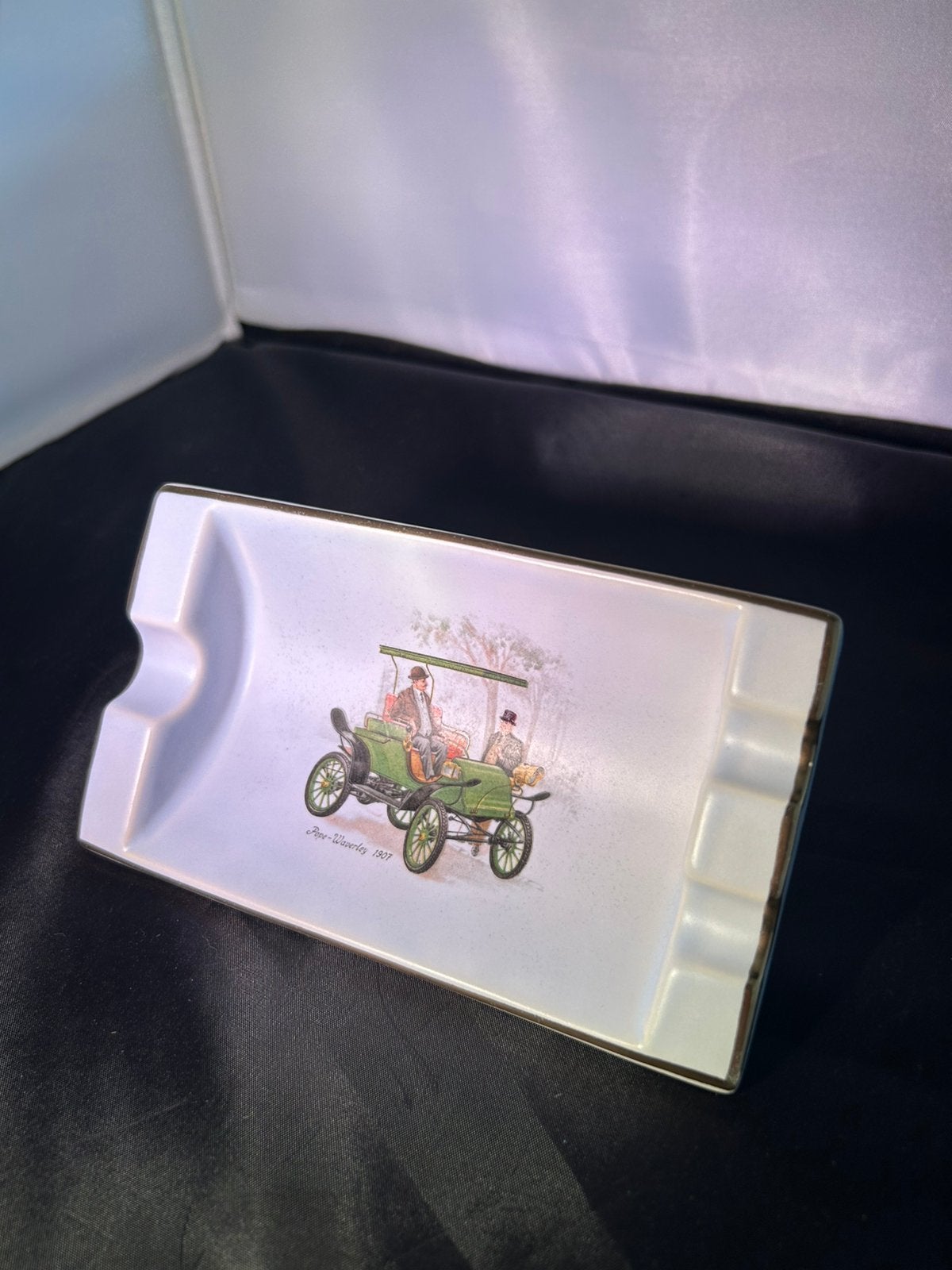 Vintage Flora keramiek Gouda Asbak, Ophalen