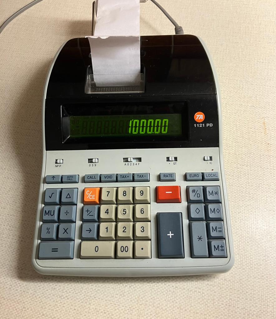 Rekenmachine, telmachine, Ophalen of Verzenden, Gebruikt