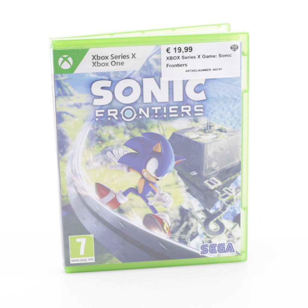 XBOX Series X Game: Sonic Frontiers, Microsoft, Zo goed als nieuw, Support@microsoft.com, Microsoft Corporation
One Microsoft Way
Redmond, WA 98052-6399
USA