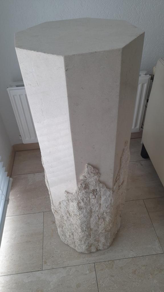 Fossiele zuil 92cm hoog, 30cm diameter, Ophalen, Fossiel
