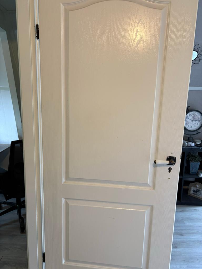 4x Opdekdeuren 211,5 x 85 cm, Doe-het-zelf en Verbouw, Ophalen, 80 tot 100 cm, Binnendeur, Zo goed als nieuw
