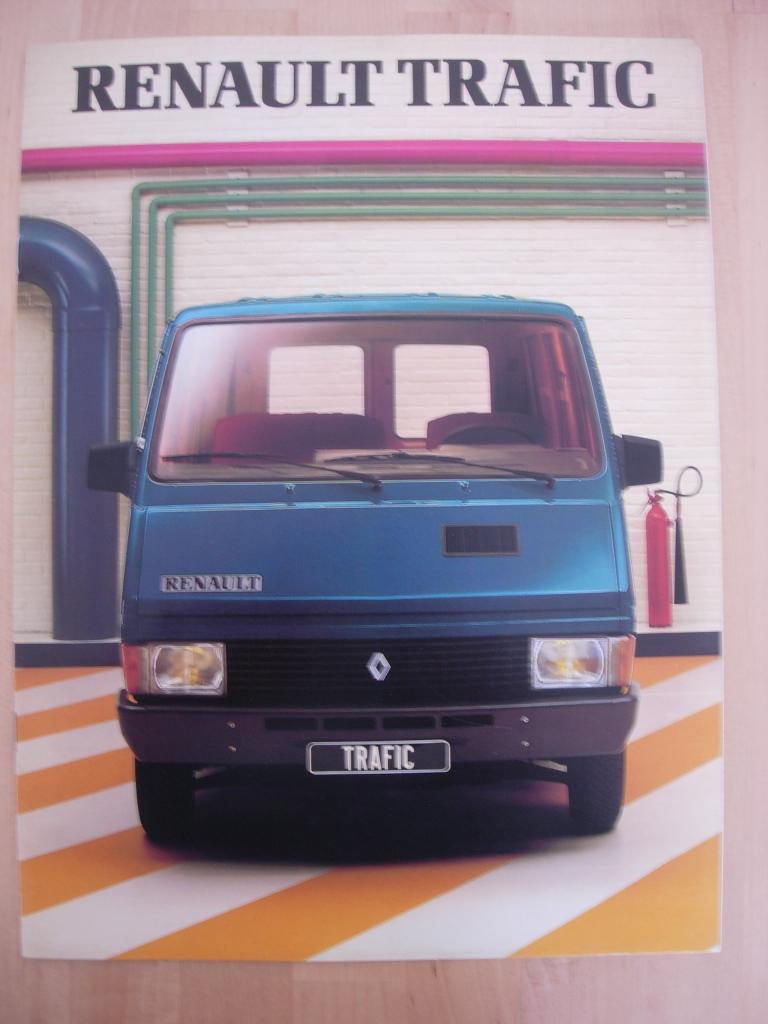 Renault Trafic Brochure ca 1982, Renault, Ophalen of Verzenden, Zo goed als nieuw, Renault