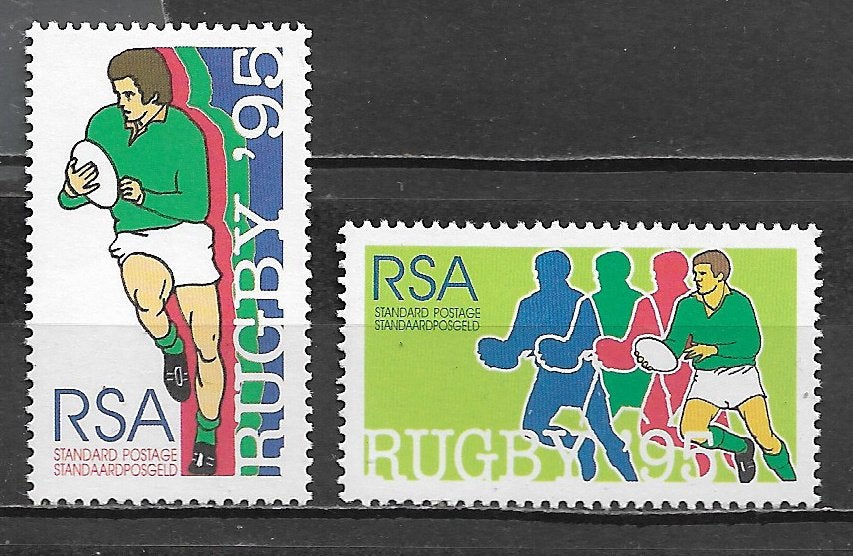 Zuid Afrika 1995 WK Rugby sport postfris, Verzenden, Zuid-Afrika, Postfris