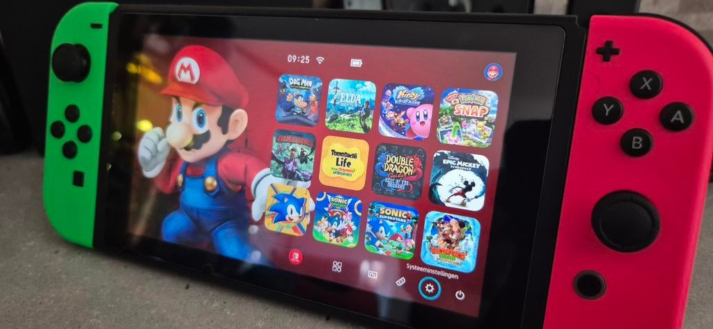 Nintendo Switch met 2 controllers en games, Spelcomputers en Games, Spelcomputers | Nintendo Switch, Gebruikt, Switch Original