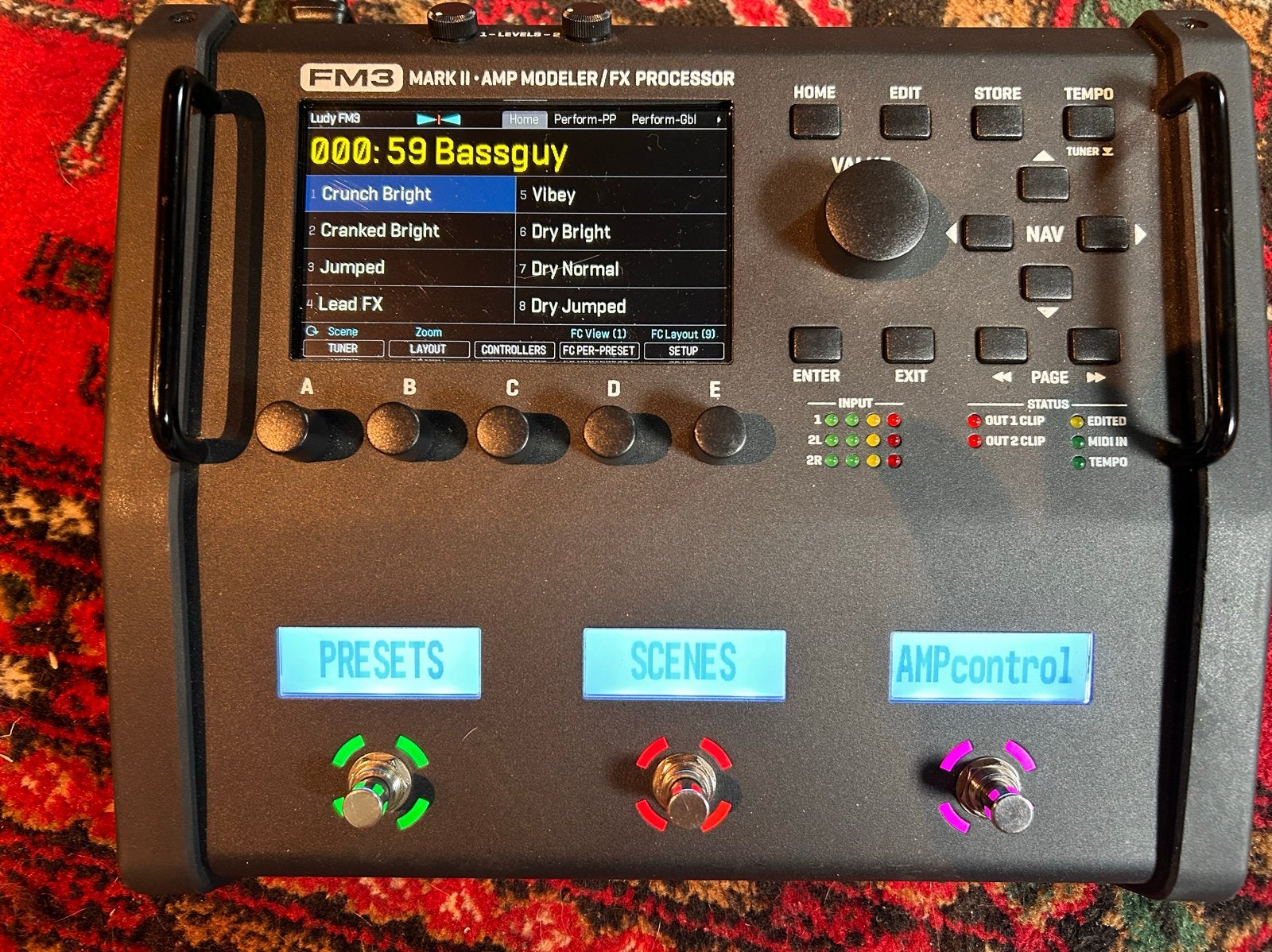 Fractal Audio FM3 Mark II Turbo Amp Modeler/FX Processor, Ophalen, Zo goed als nieuw, Multi-effect