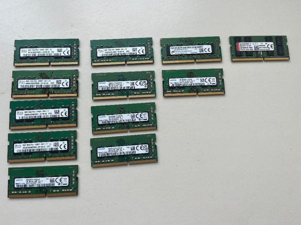 Partij DDR4 Laptop Geheugenmodules (SODIMM) - 8GB & 16GB, Gebruikt, Verzenden, DDR4, Laptop