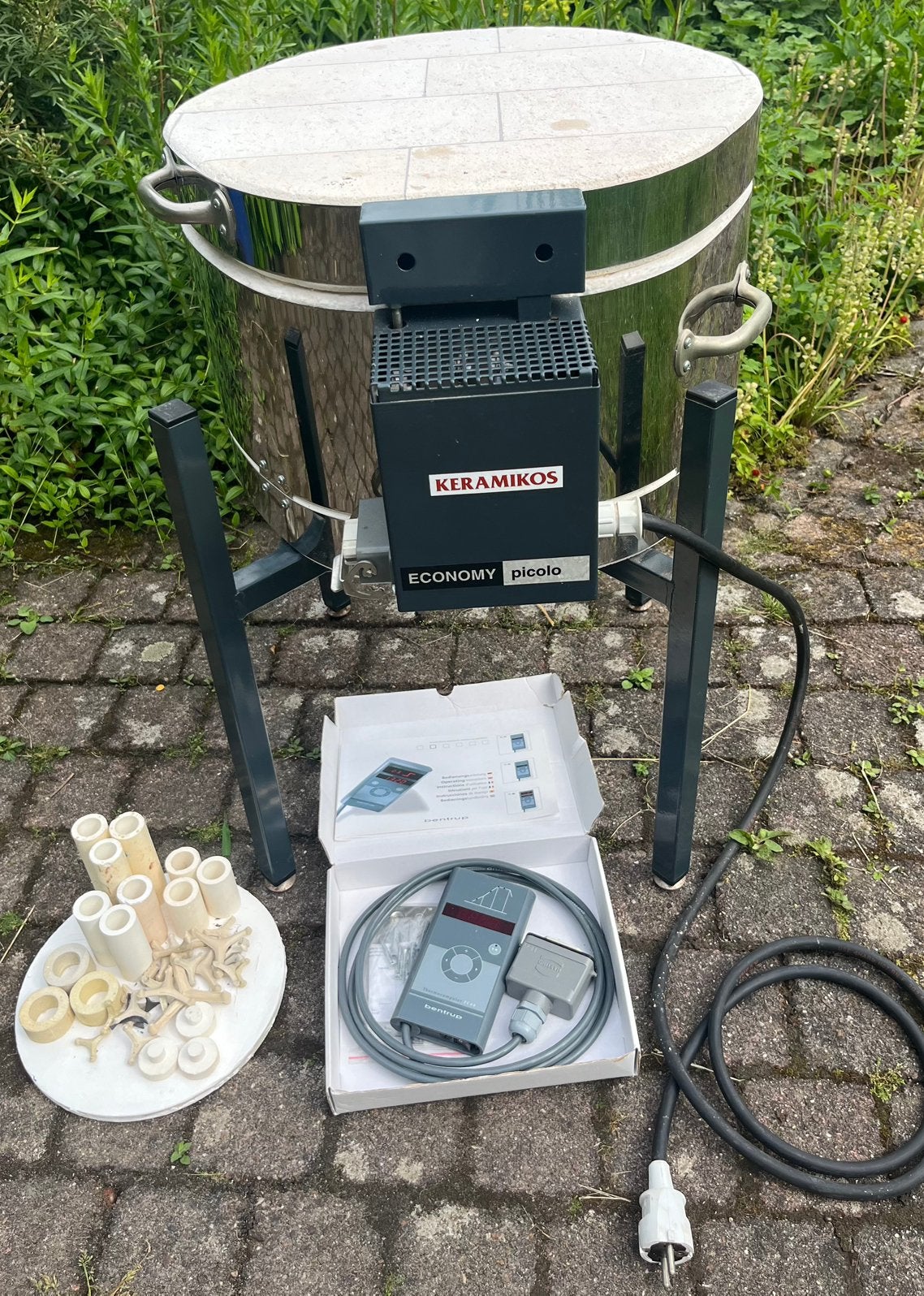 Keramiekoven Keramikos Picolo (baby) 1320C, 15l, 230V zgan, Hobby en Vrije tijd, Pottenbakken, Ophalen, Zo goed als nieuw