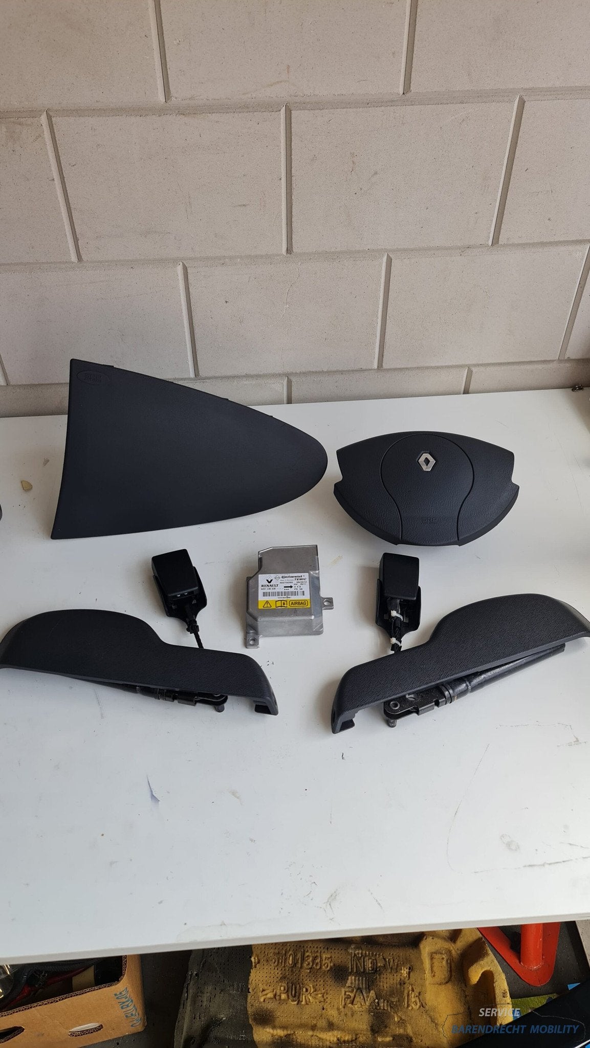 Renault Twingo II 2 airbagset airbag set stuur dashboard gor, Renault Group, Gebruikt, Contact.group@renault.com, Renault