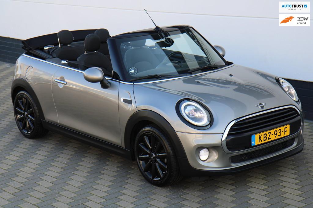 Mini Cabrio 1.5 Cooper Chili LED Navi Cruise Union Jack !, Auto's, Mini, Voorwielaandrijving, Gebruikt, Cabriolet, 4 stoelen