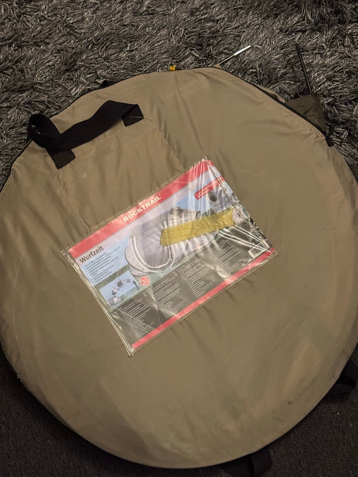 Rocktrail Werptent - Snel op te zetten tent, Caravans en Kamperen, Ophalen, Nieuw, Tot en met 2