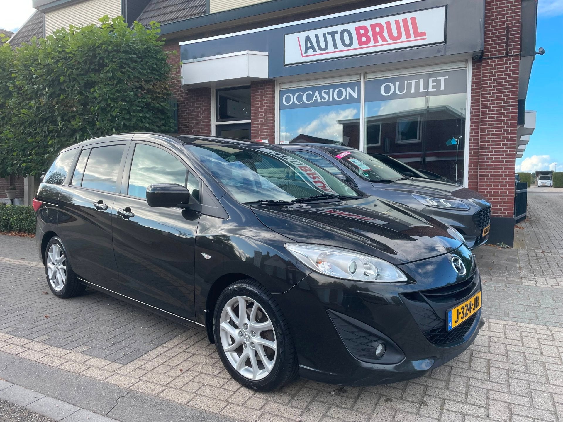 Mazda 5 2.0 TS+ 7 Pers.| Navi|Trekh.|Nieuwe Apk 4 Nieuwe ban, Auto's, Stof, Gebruikt, Zwart, 4 cilinders