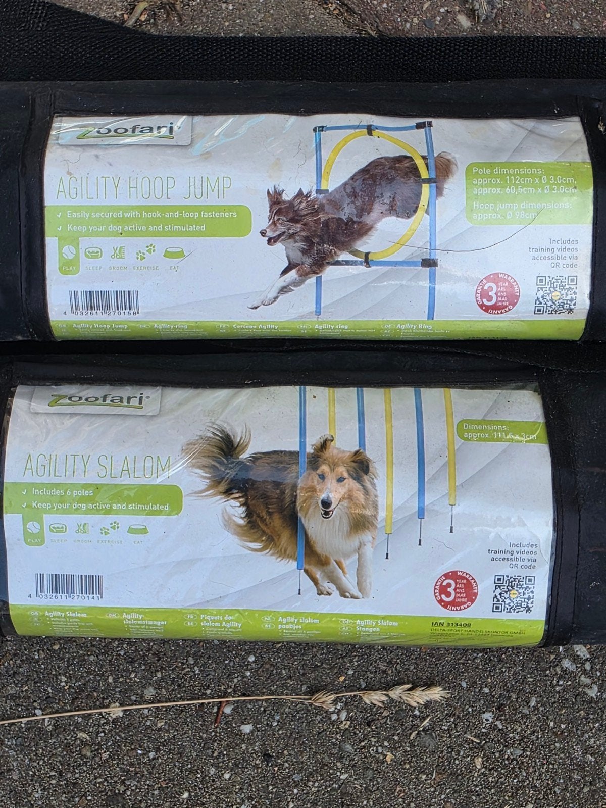 behendigheid hond 2x sprong en palen, Dieren en Toebehoren, Ophalen of Verzenden, Nieuw, Overige typen