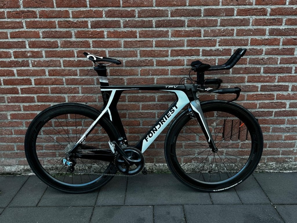 Fondries TFV full carbon TT bike maat M - Di 2 schakelen, Fietsen en Brommers, Fietsen | Racefietsen, 28 inch, Gebruikt, Carbon