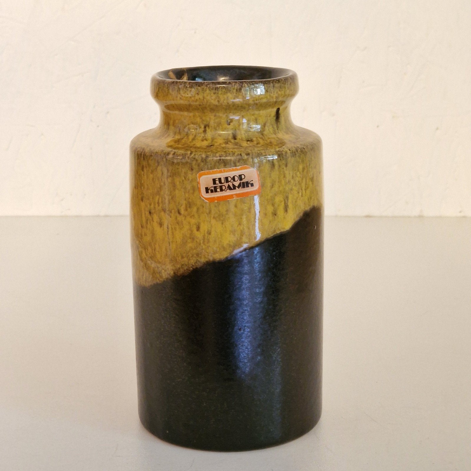 Retro vintage fatlava vaas incl. Chipje, Ophalen of Verzenden, Huis en Inrichting