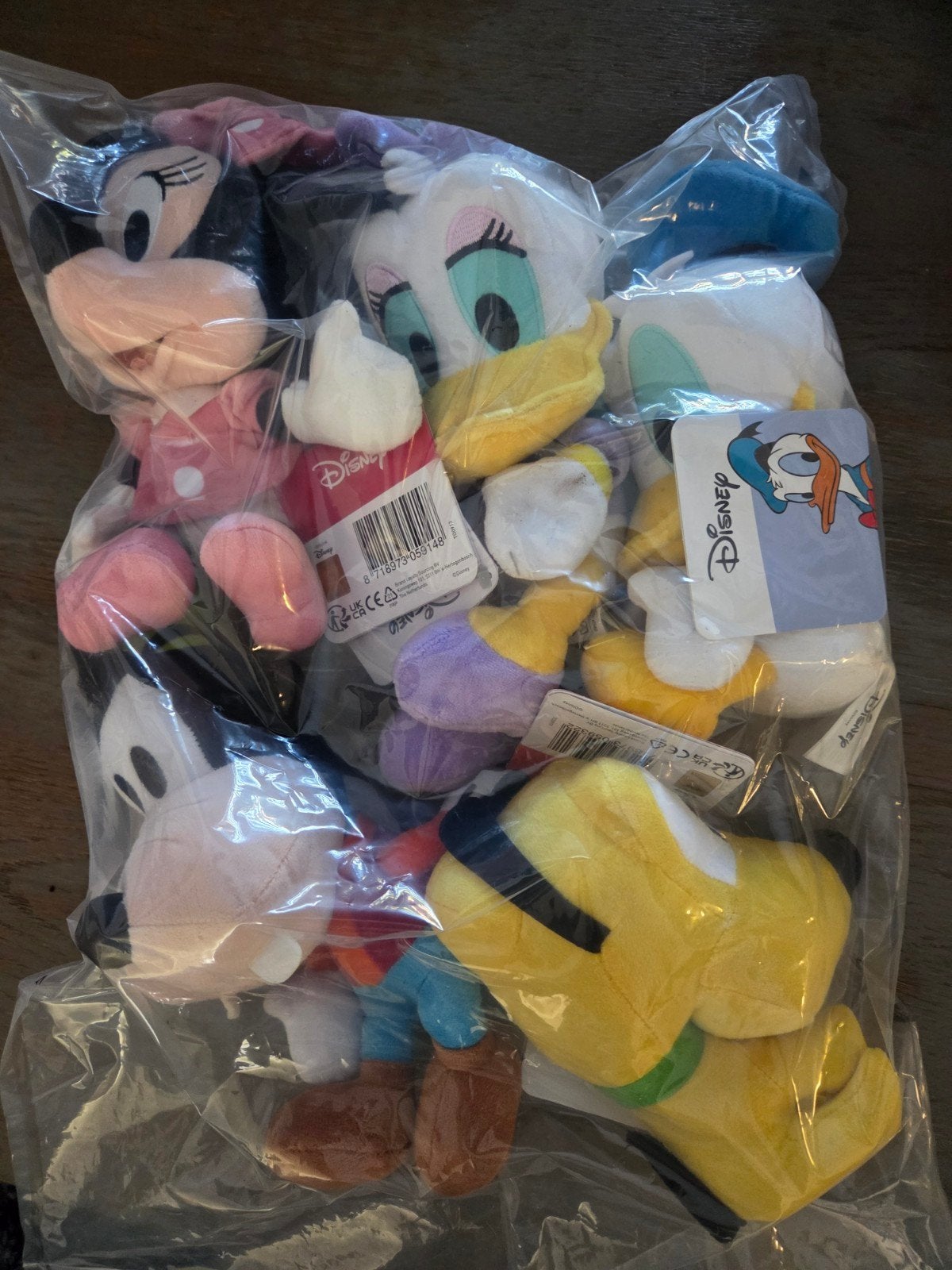 Disney Shell Knuff. Donald, Katrien, Pluto,goofy, Minnie en, Verzamelen, Ophalen of Verzenden, Nieuw, Overige typen
