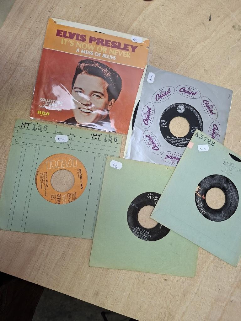 Diverse Elvis Presley vinyl singles – RCA Records, Ophalen of Verzenden, Gebruikt, Pop, Single