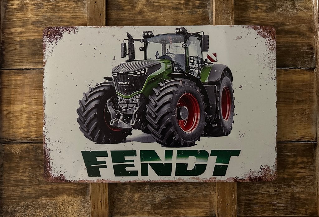 Fendt Tractor nieuw model reclamebord van metaal wandbord, Verzamelen, Merken en Reclamevoorwerpen, Reclamebord, Info@deconoord.nl
