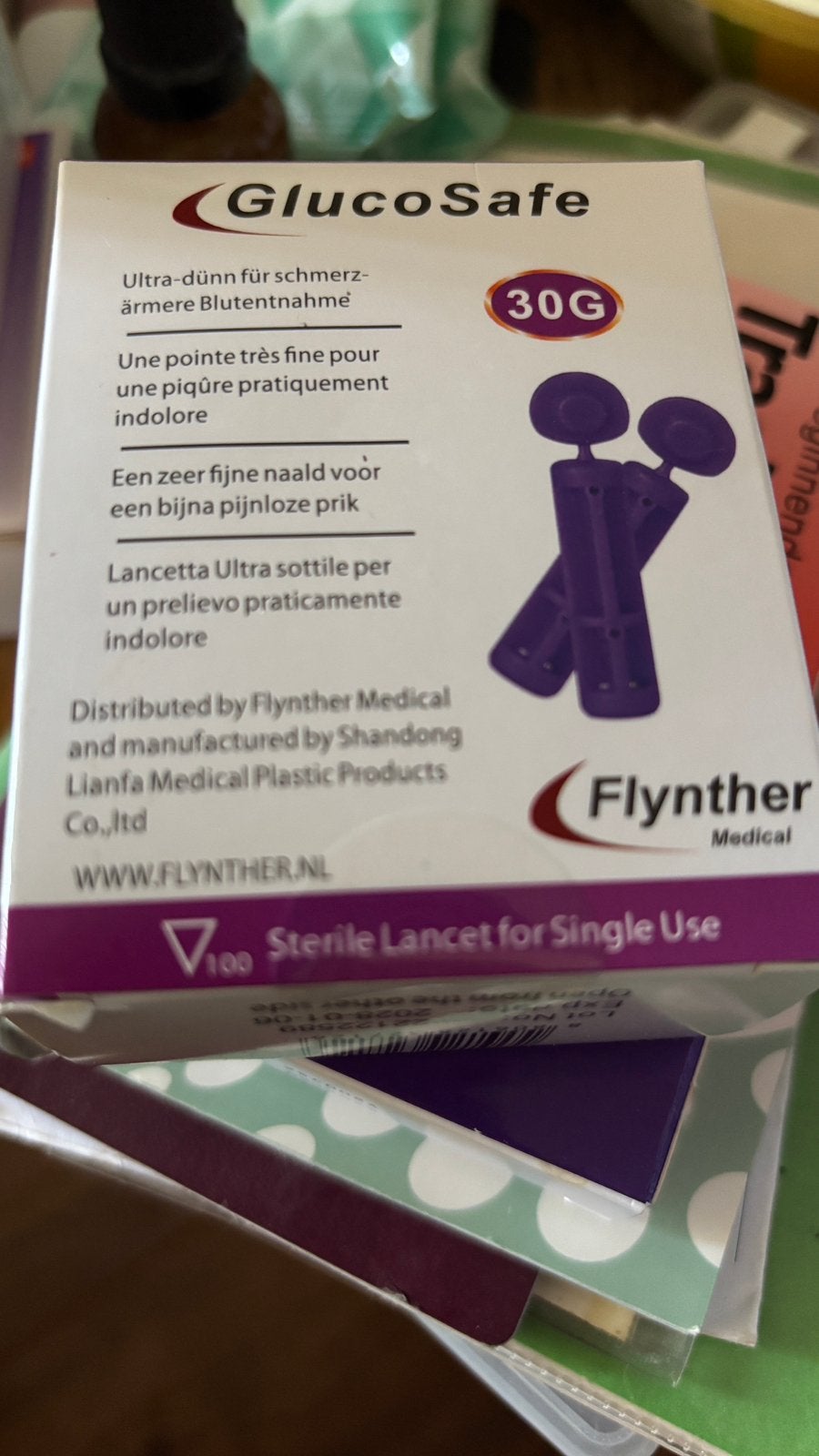 Glucosafe 30G lancetten 100st per ds, Diversen, Ophalen of Verzenden, Nieuw
