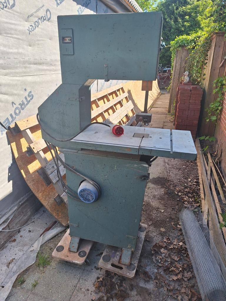 Lintzaagmachines 380v, Ophalen, Gebruikt