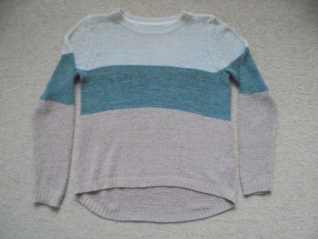 N29 Wit groen roze trui ONLY maat M, Maat 38/40 (M), Only, Wit, Ophalen of Verzenden
