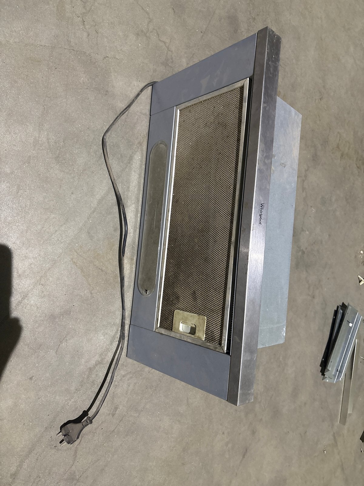 Whirlpool AKR 469 IX Onderbouw Afzuigkap - Gebruikt, Ophalen, Gebruikt, Minder dan 200 m³ per uur, Onderbouw afzuigkap