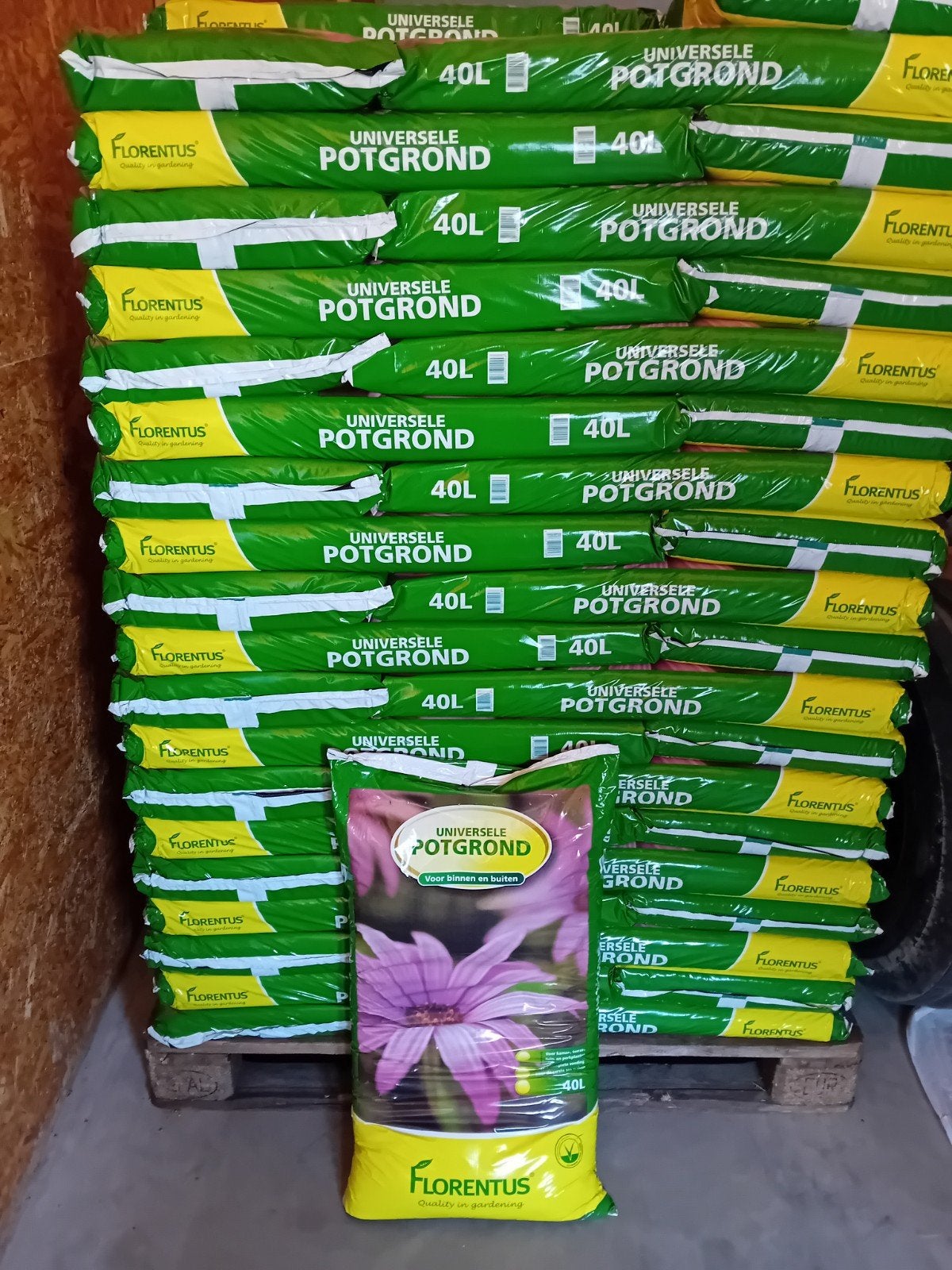 Florentus Universele Potgrond 40L - Voor binnen en buiten, Ophalen, Potgrond