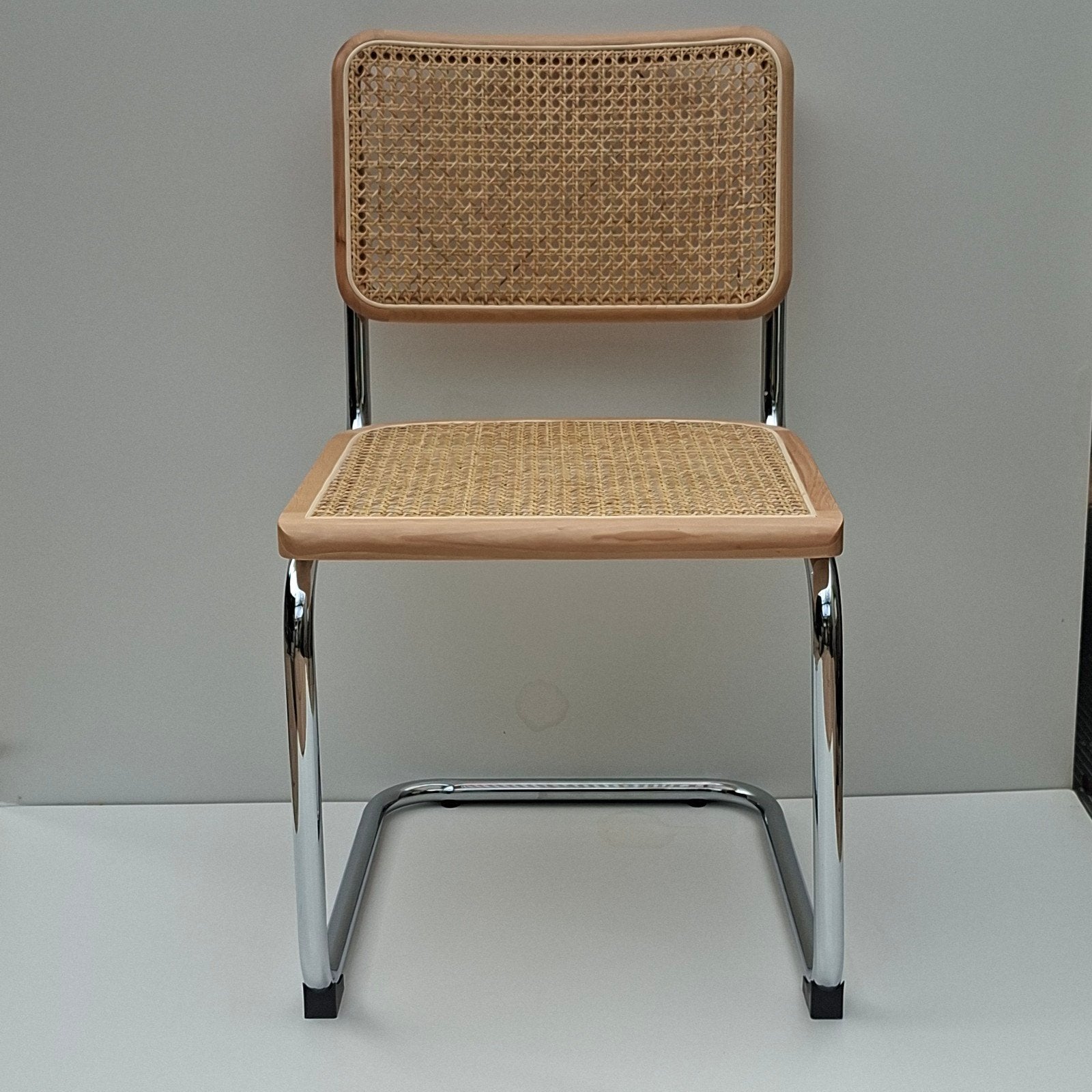 Thonet stijl Cesca Breuer eetkamerstoel rotan webbing hout, Overige kleuren, Hout, Nieuw, Ophalen of Verzenden