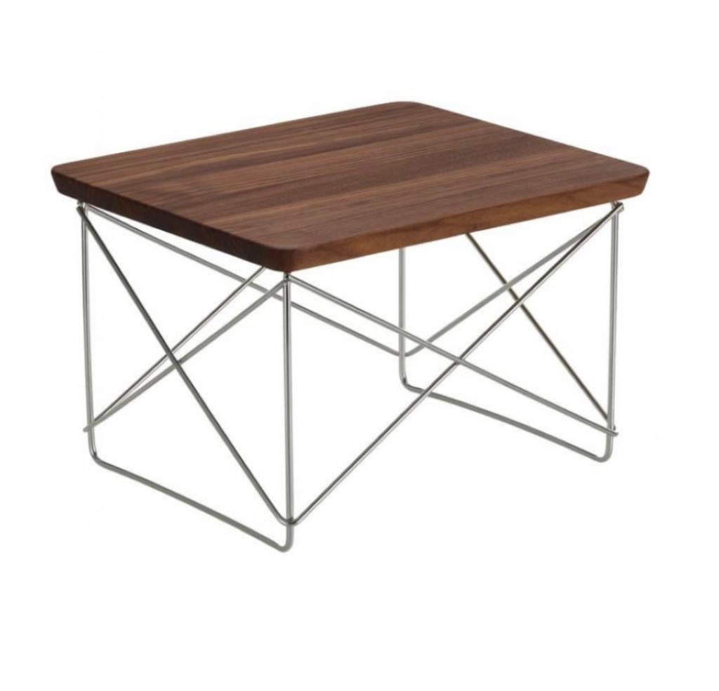 Ruilen? Vitra Eames LTR donker notenhout voor een kastanje, Huis en Inrichting, Tafels | Bijzettafels, Minder dan 45 cm, Minder dan 55 cm