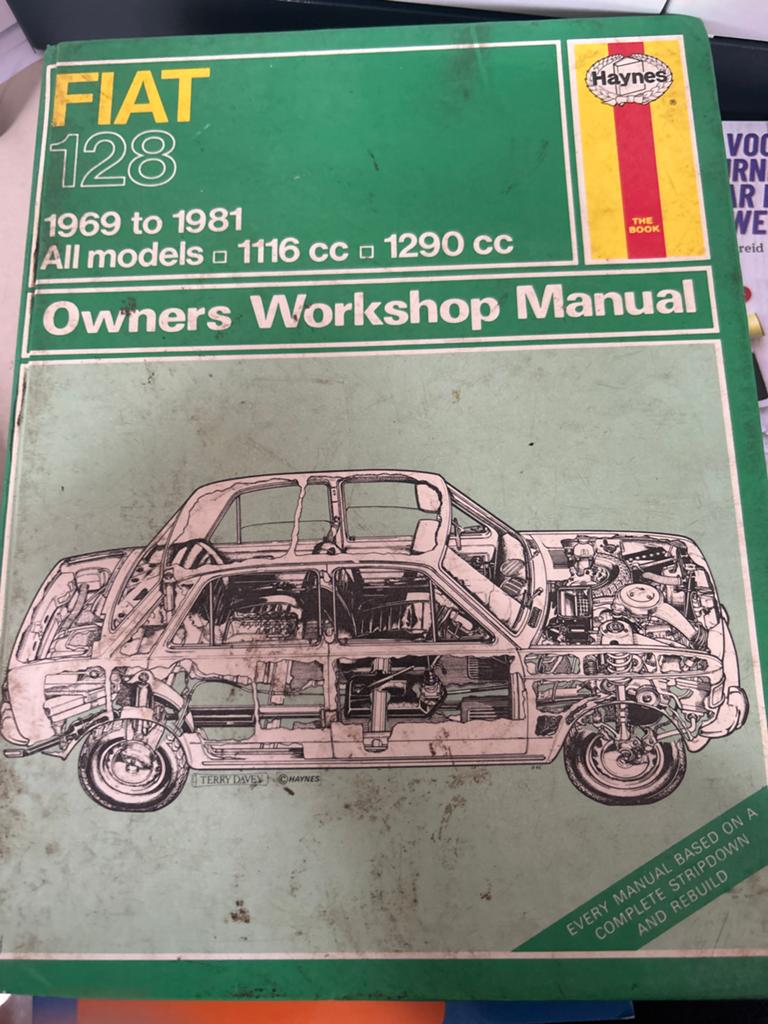 Fiat 128 Owners Workshop Manual 1969-1981 Haynes Boek, Ophalen of Verzenden, Gelezen, Overige merken