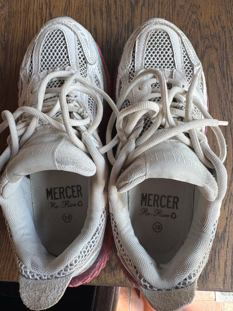 Mercer Re-Run Sneakers - Maat 38, Ophalen of Verzenden, Gedragen, Wit, Sneakers of Gympen