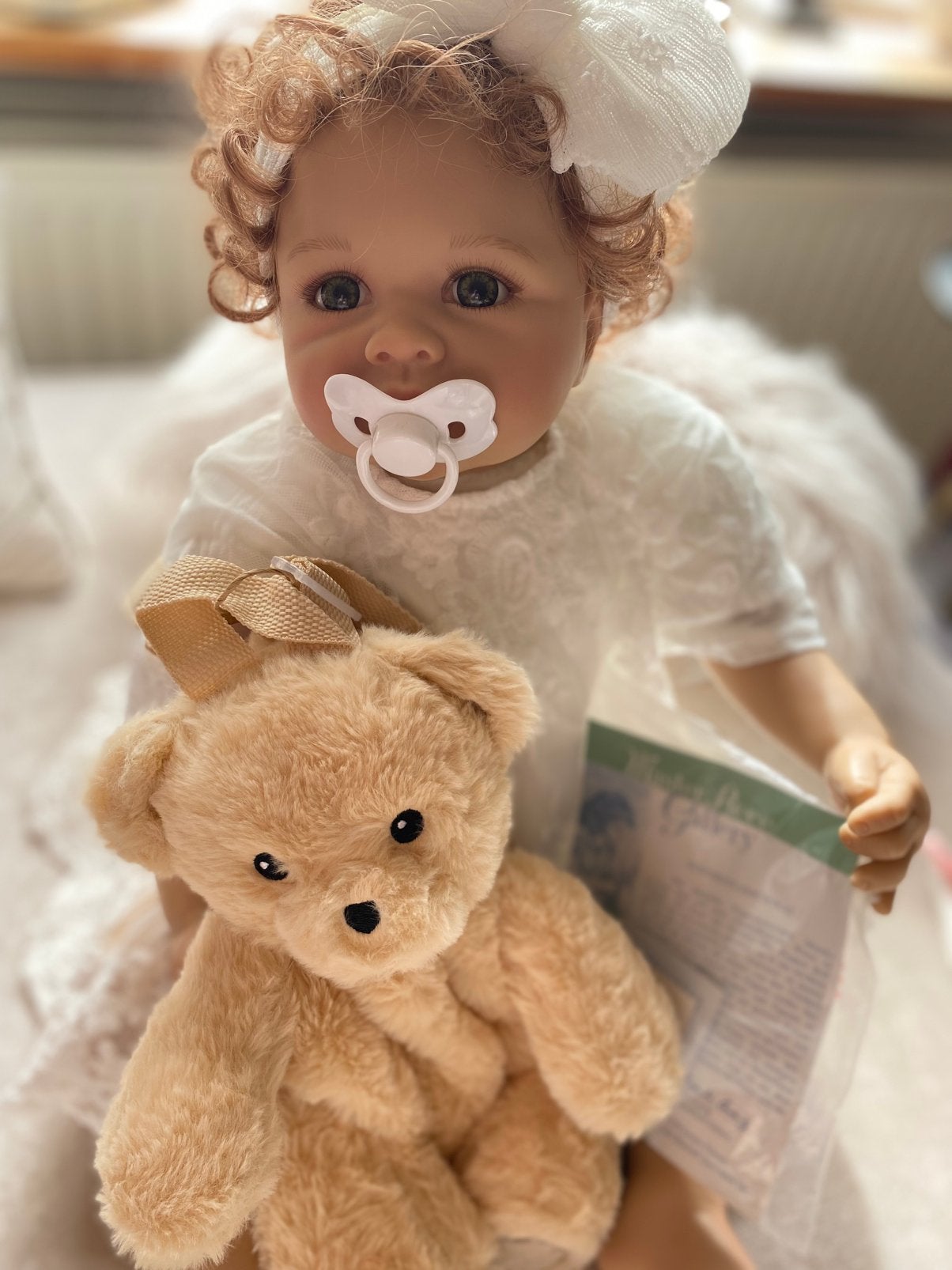 Reborn peuter met certificaat 🎀, Verzenden, Zo goed als nieuw, Pop