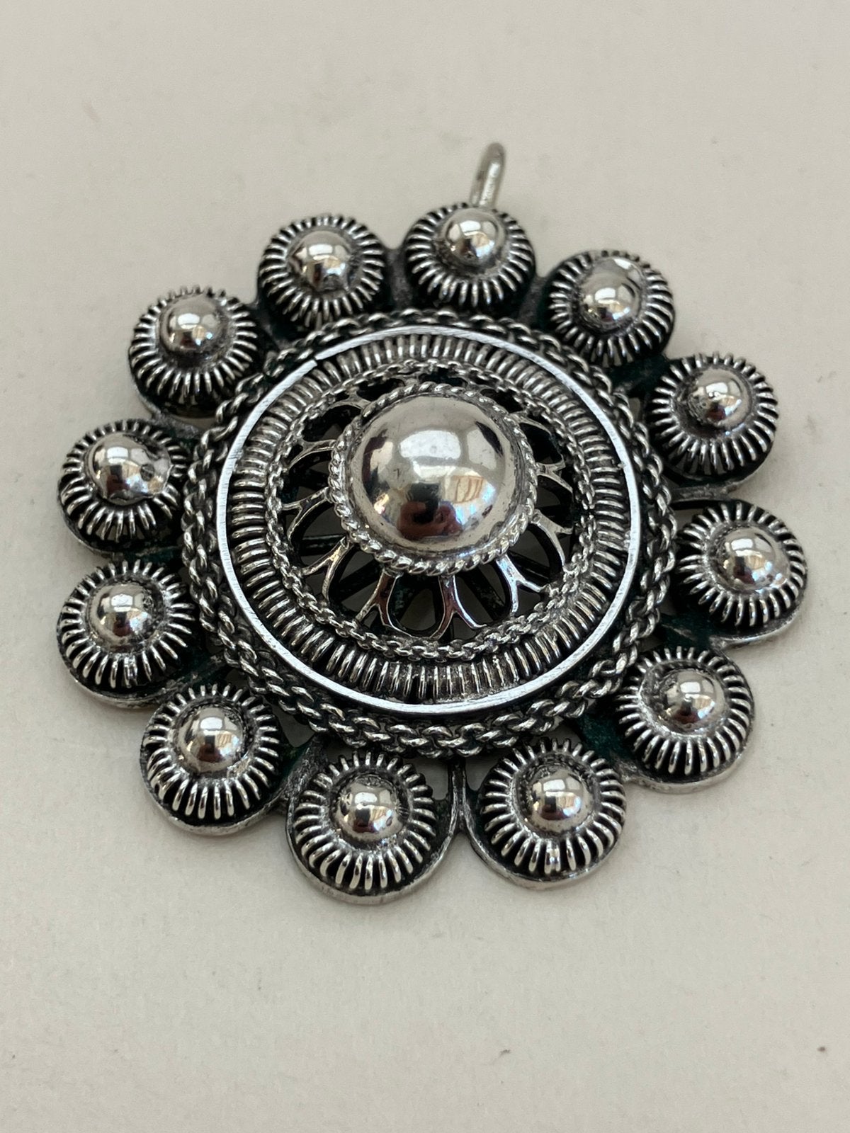 Antieke hanger Zeeuwse knoop, Ophalen of Verzenden, Zo goed als nieuw, Zilver