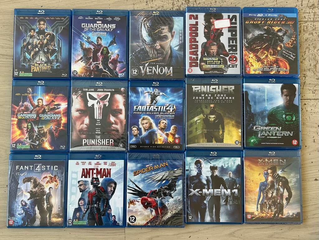 Blu-ray Filmcollectie Marvel, DC, Boxsets & Klassiekers, Cd's en Dvd's, Blu-ray, Ophalen of Verzenden, Zo goed als nieuw, Actie