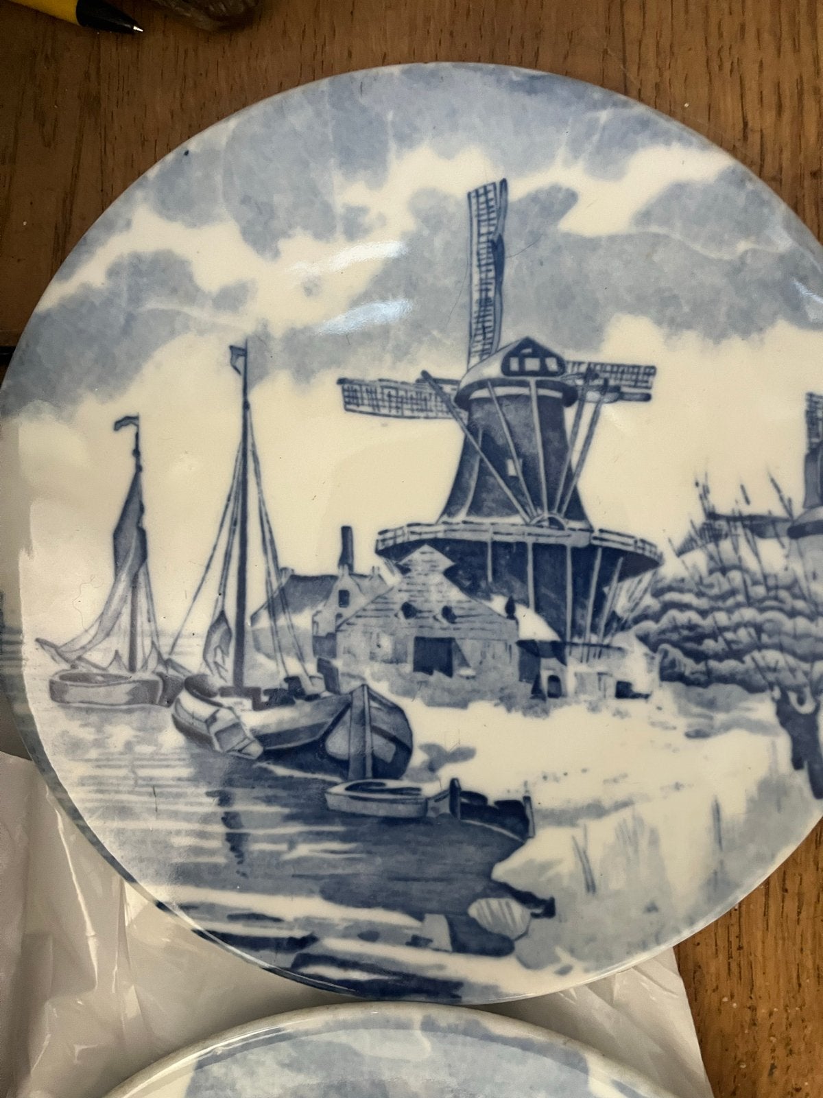 Delfts Blauw decoratieve borden (2 stuks), Antiek en Kunst, Ophalen of Verzenden