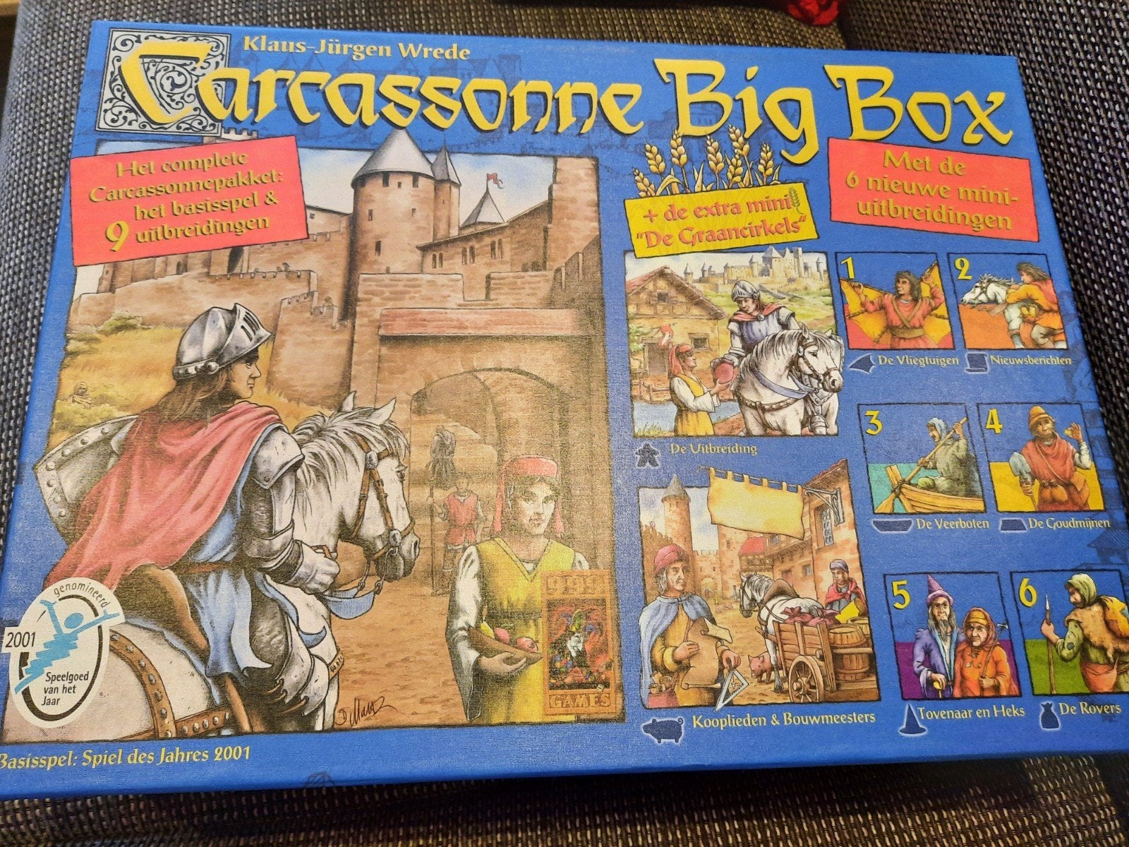 Carcassonne Big Box - Compleet basisspel en uitbreidingen, Hobby en Vrije tijd, Gezelschapsspellen | Bordspellen, Vijf spelers of meer