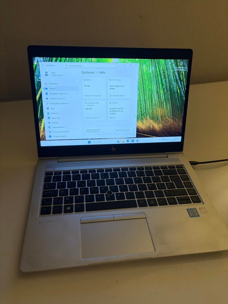 Partij 12x DELL HP AZERTY Laptops Core i5 i7 - 8e gen + SSD, Ophalen, Gebruikt, 8 GB, 14 inch