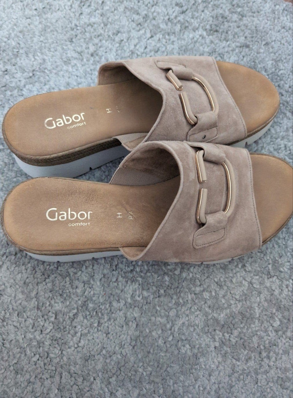 Gabor Comfort Slippers - Zo goed als nieuw, Slippers, Beige, Gabor, Ophalen of Verzenden