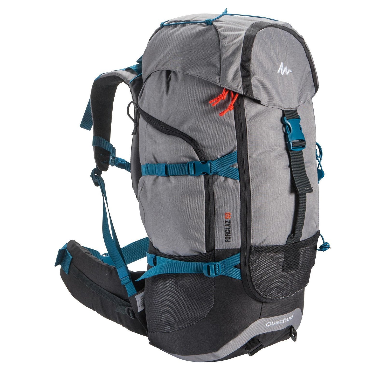Quechua Forclaz 50 Trekking Rugzak - Grijs/Blauw, Ophalen of Verzenden, Gebruikt, Rugzak