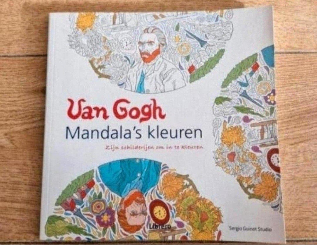 Van Gogh Mandala's kleuren, Ophalen of Verzenden, Zo goed als nieuw, Tekenen en Schilderen, Sergio Guinet Studio
