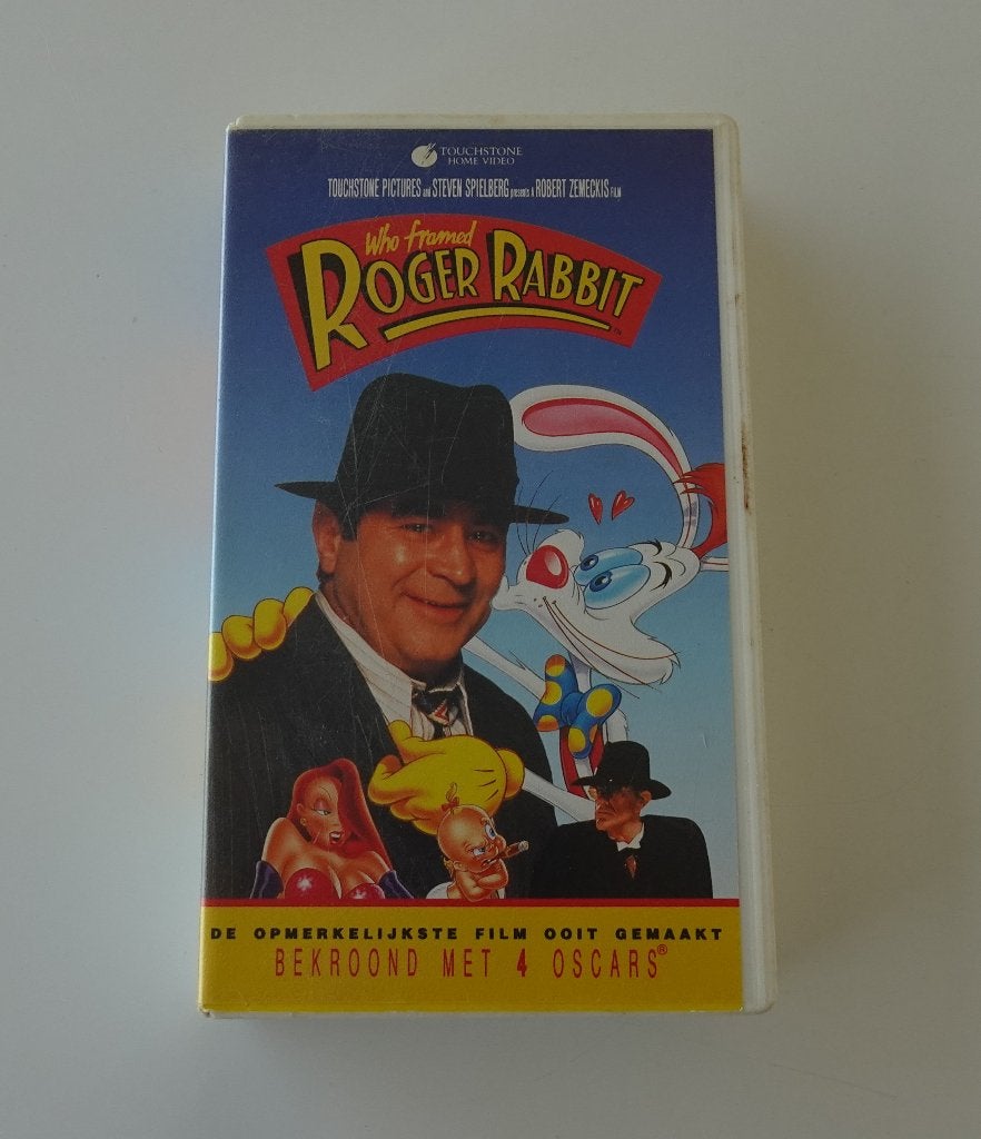 Who Framed Roger Rabbit - Film op VHS uit 1988, Alle leeftijden, Ophalen, Zo goed als nieuw, Komedie