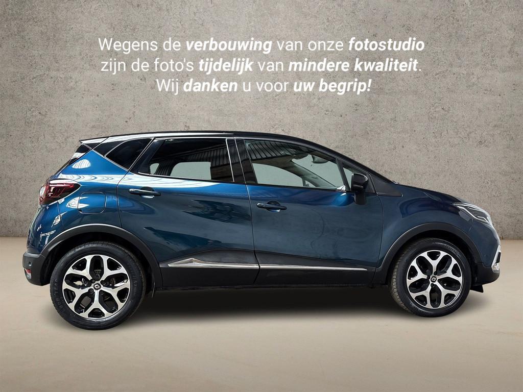 Renault Captur 0.9 TCe Intens Sport (NAVIGATIE, CLIMATE, CAM, Auto's, Renault, Voorwielaandrijving, Stof, Gebruikt, Blauw