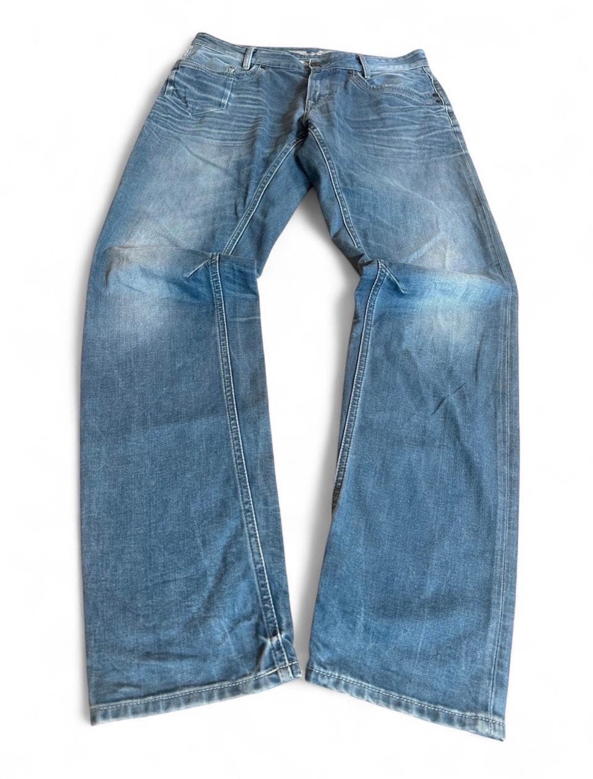 PME Legend Skymaster Jeans W34 L36 Tapered Stretch Denim, Ophalen of Verzenden, Gedragen, Blauw, W33 - W34 (confectie 48/50)
